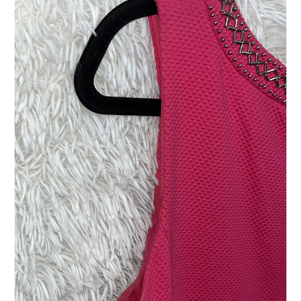 Peter Nygard Pink‎ Embellished Women's Dress Size 12 Casual Career - Picture 7 of 12
